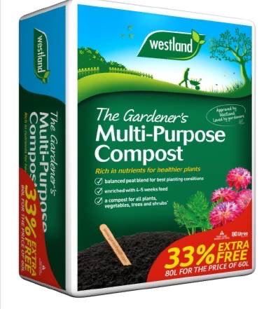 The Gardener's Multi-Purpose Compost 80Ltr (3 for £20)