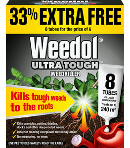 Weedol ultra tough concentrate 8 tubes