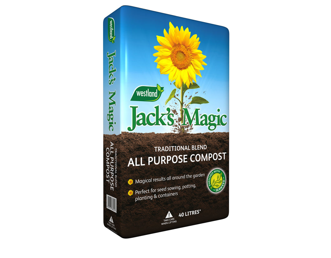 Jacks magic peat reduced compost 50Ltr (2 for £14)