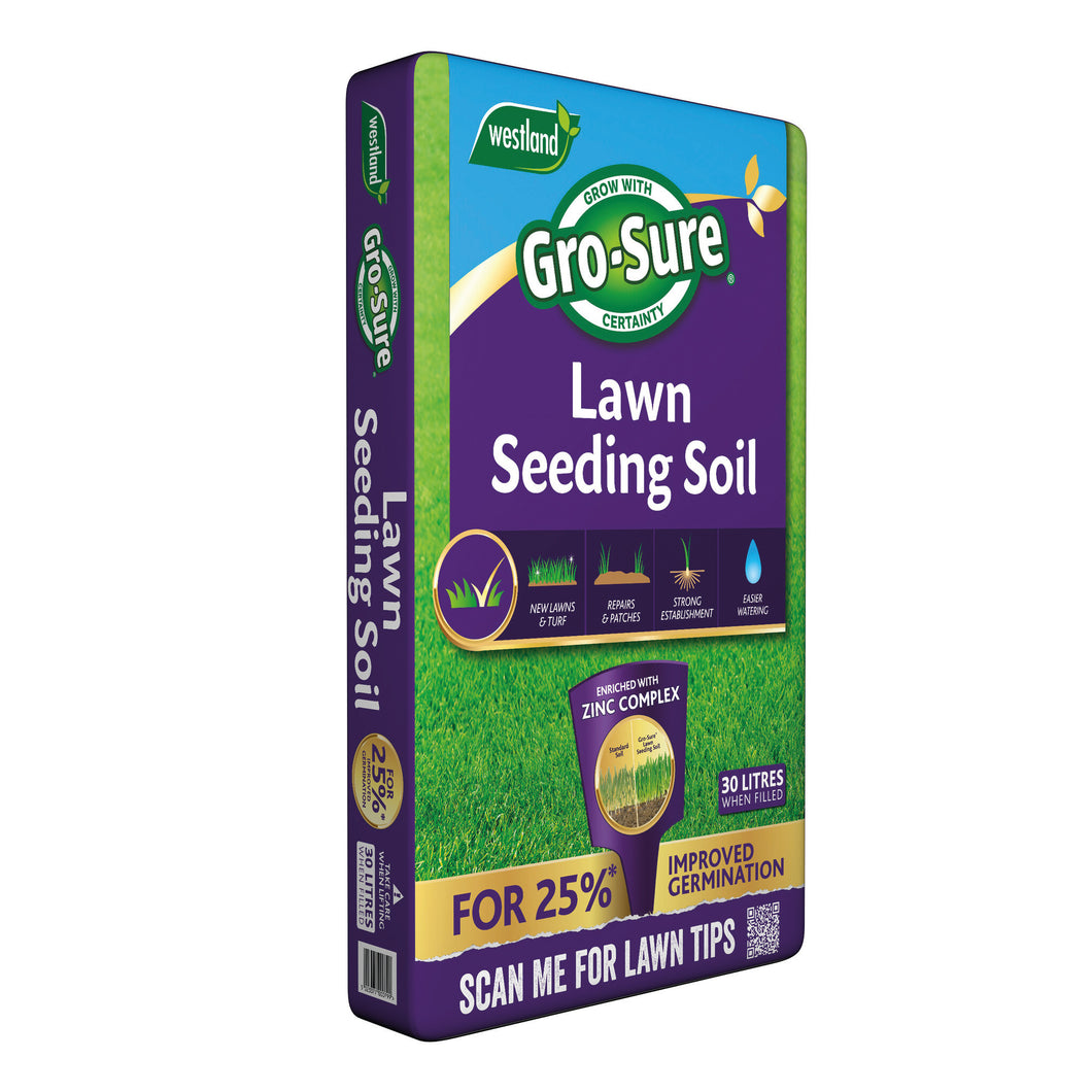 Gro-Sure Lawn Seeding Soil 30Ltr