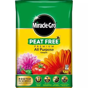 Miracle Gro All Purpose Peat Free Compost 40L (2 for £14)