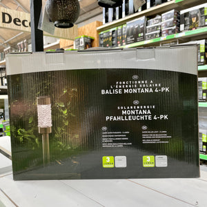 Montana solar garden lights 4 pack