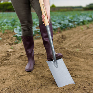 Carbon steel digging spade