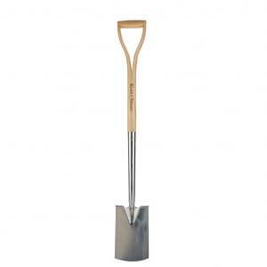 Stainless steel border spade