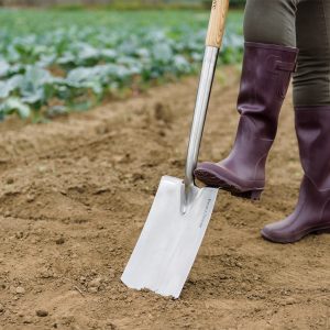 Stainless steel digging spade
